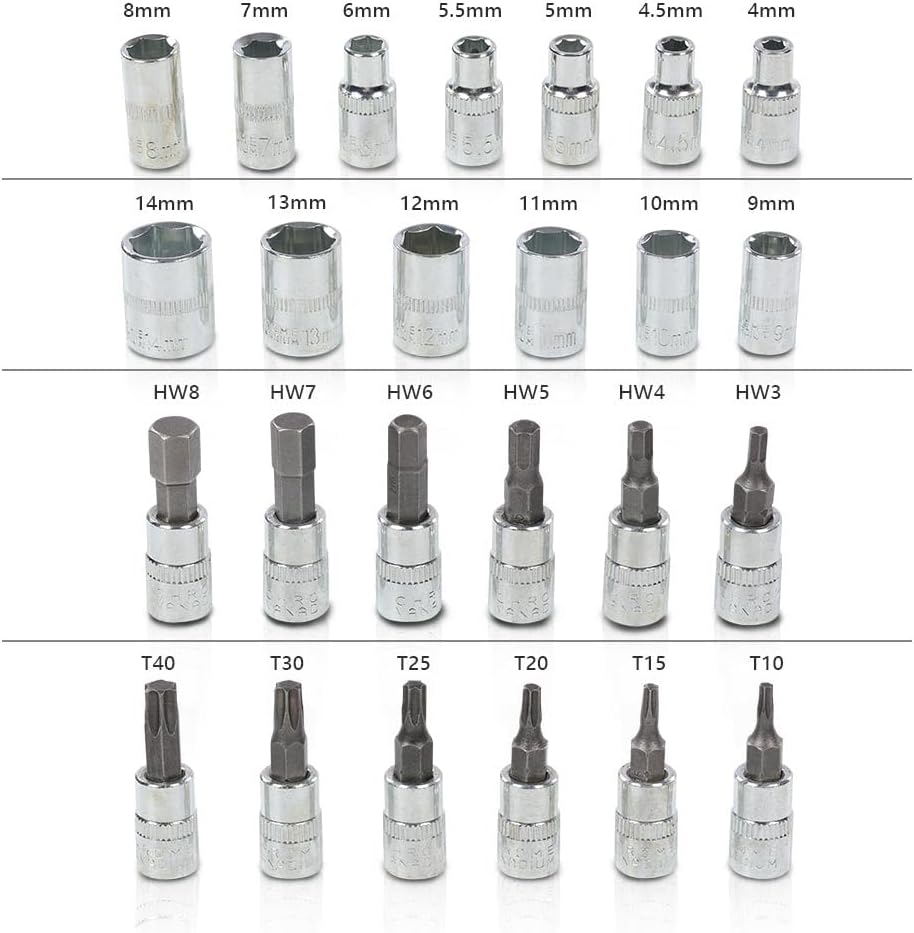 G-PLUS socket set screwdriver bits assortment