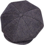 Jerague newsboy cap angled view demonstrating classic menswear styling