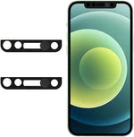 Peramarl camera basic cover protector applied on the front webcam of a black smartphone
