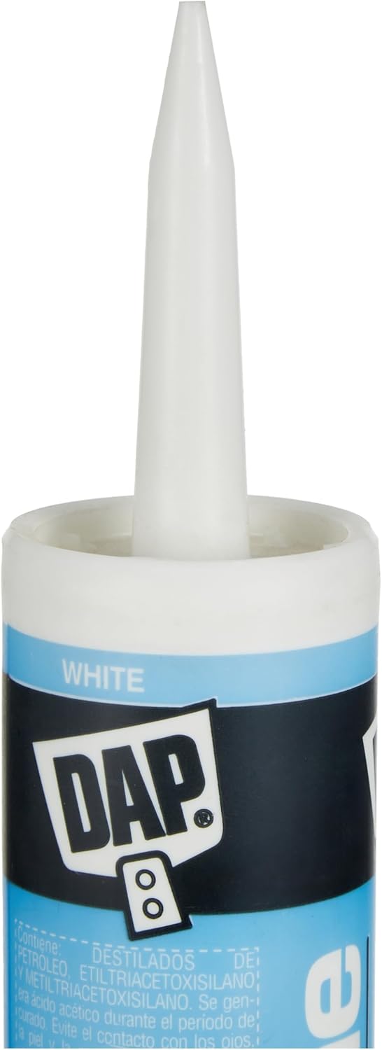 DAP 100 percent silicone sealant label details