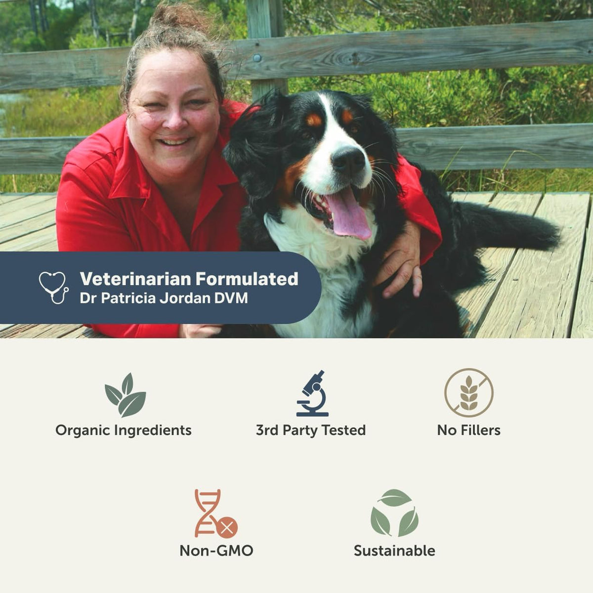 FOUR LEAF ROVER Yeast Support for Dogs - Veterinarian Formulated with Organic Herbs - Supports Healthy Skin, Ears & Paws - 30 Day Medium Dog Supply - Image 9