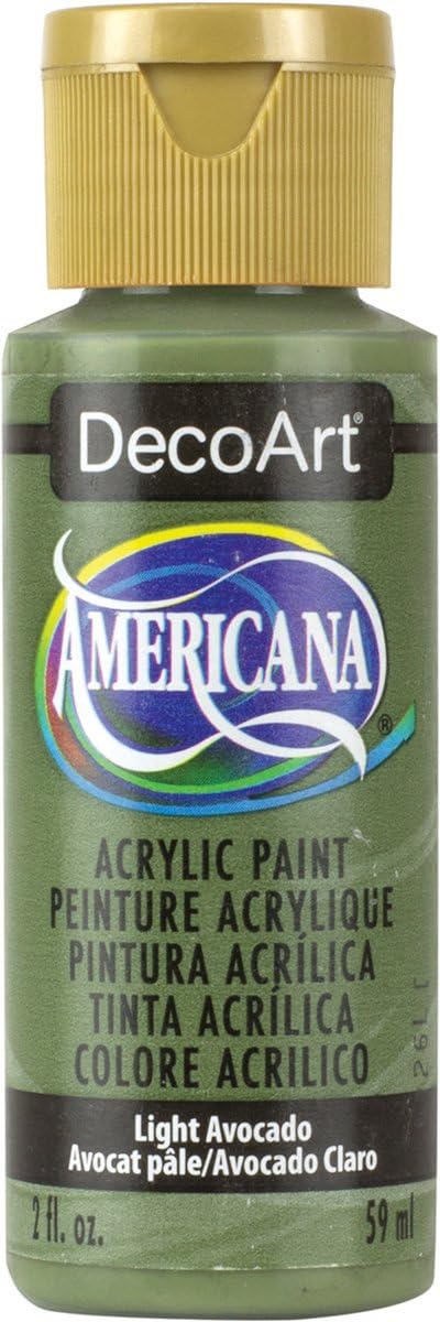 DecoArt Americana acrylic paint full 2-fluid-ounce bottle presentation