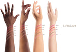 Swatch of Pixi Beauty LipBlush in Beauty on skin