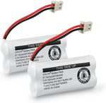 Kruta cordless phone batteries front view showing dual pack replacement cells.