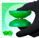 MAGICYOYO Responsive YoYo K1 Plus Glow in The Dark Green Yoyo for Beginner Kids, Plastic ABS Yo Yo with Glove, Storage Bag +12 Replacement Strings - Image 9