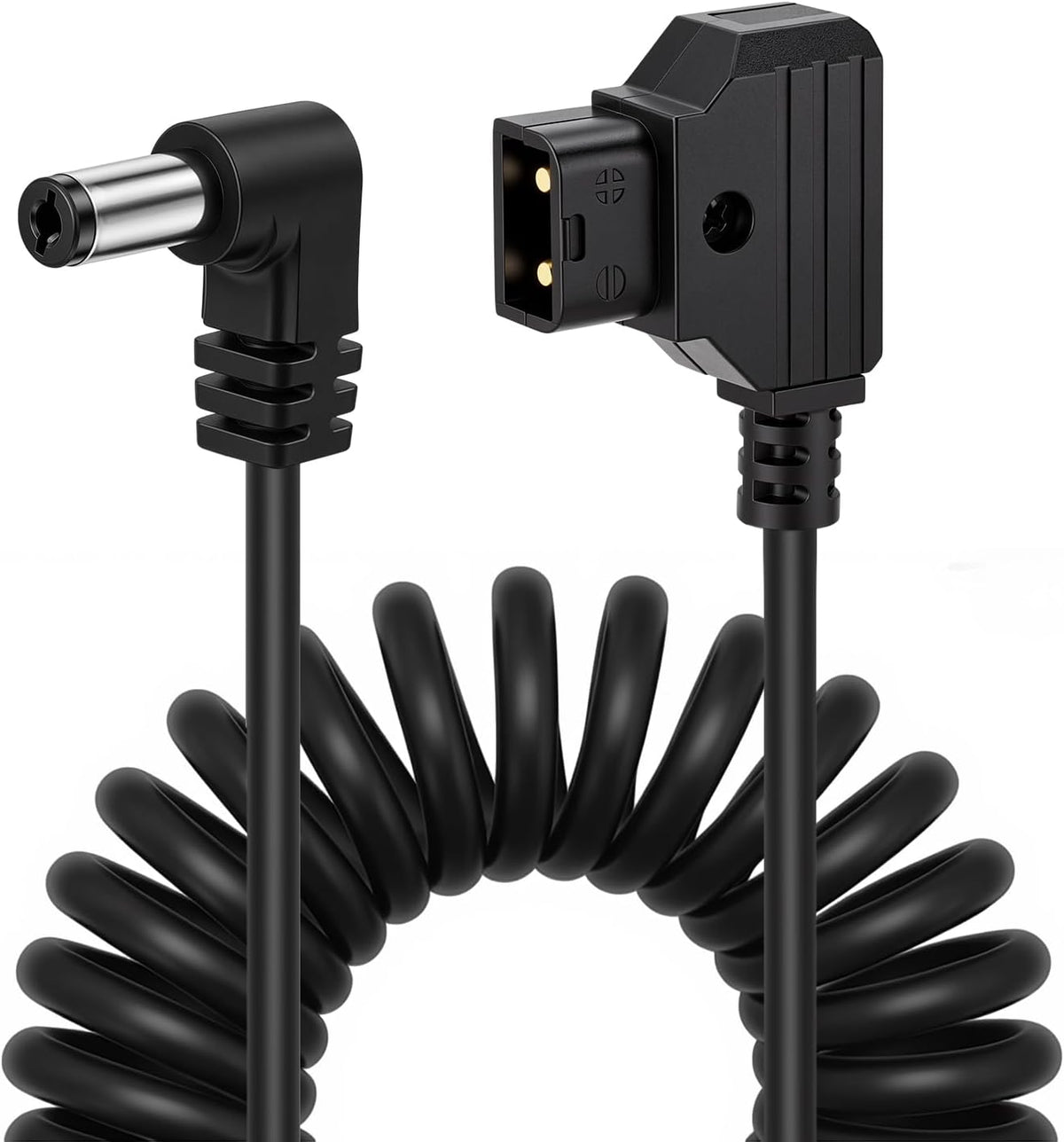 D-Tap to Locking Collar Elbow DC 5.5X2.5 Coiled Power Cable for Decimator MD-HX DMON-Quad - Image 11