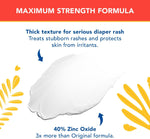 Triple Paste 3X Max Zinc Oxide Diaper Rash Ointment, 10oz Jar - Maximum Strength Diaper Cream for Sensitive Skin - Image 4