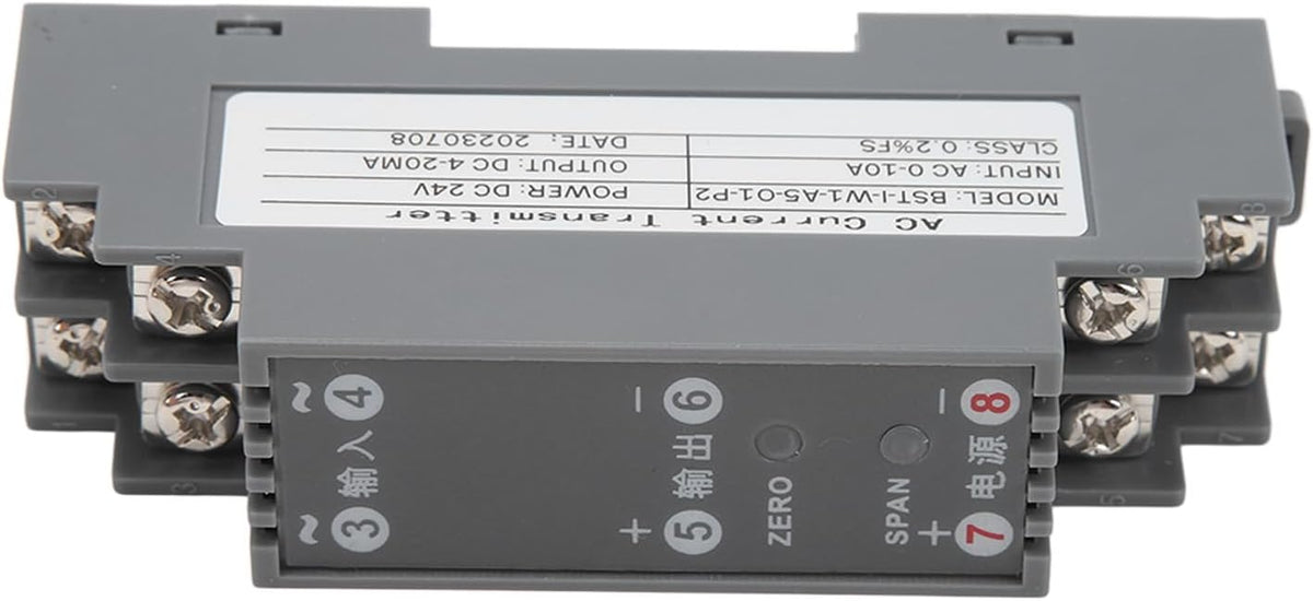 Current transmitter installed in control panel setup
