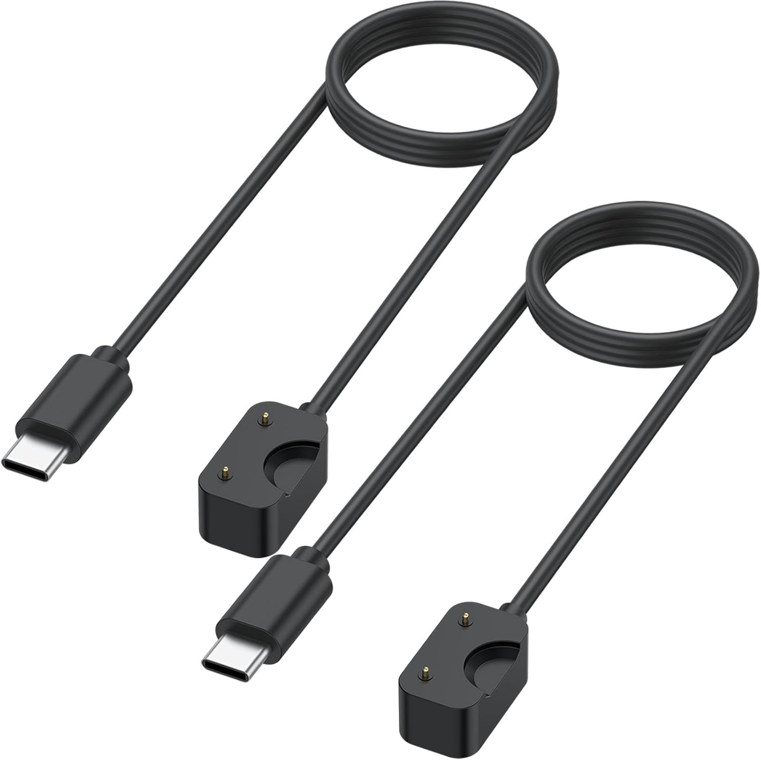 Meliya USB C charger cable for Samsung Galaxy Fit 3 front view