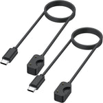 Meliya USB C charger cable for Samsung Galaxy Fit 3 front view