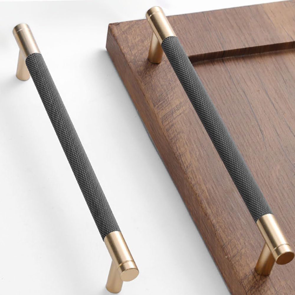 12 Pack 3 Inch 76 mm Black Knurled Cabinet Handles Cabinet Pulls Aluminum Handles Knurled Drawer Pulls Oxidation Finish with Diamond Pattern 4" Length (3" Hole Center) - Image 14
