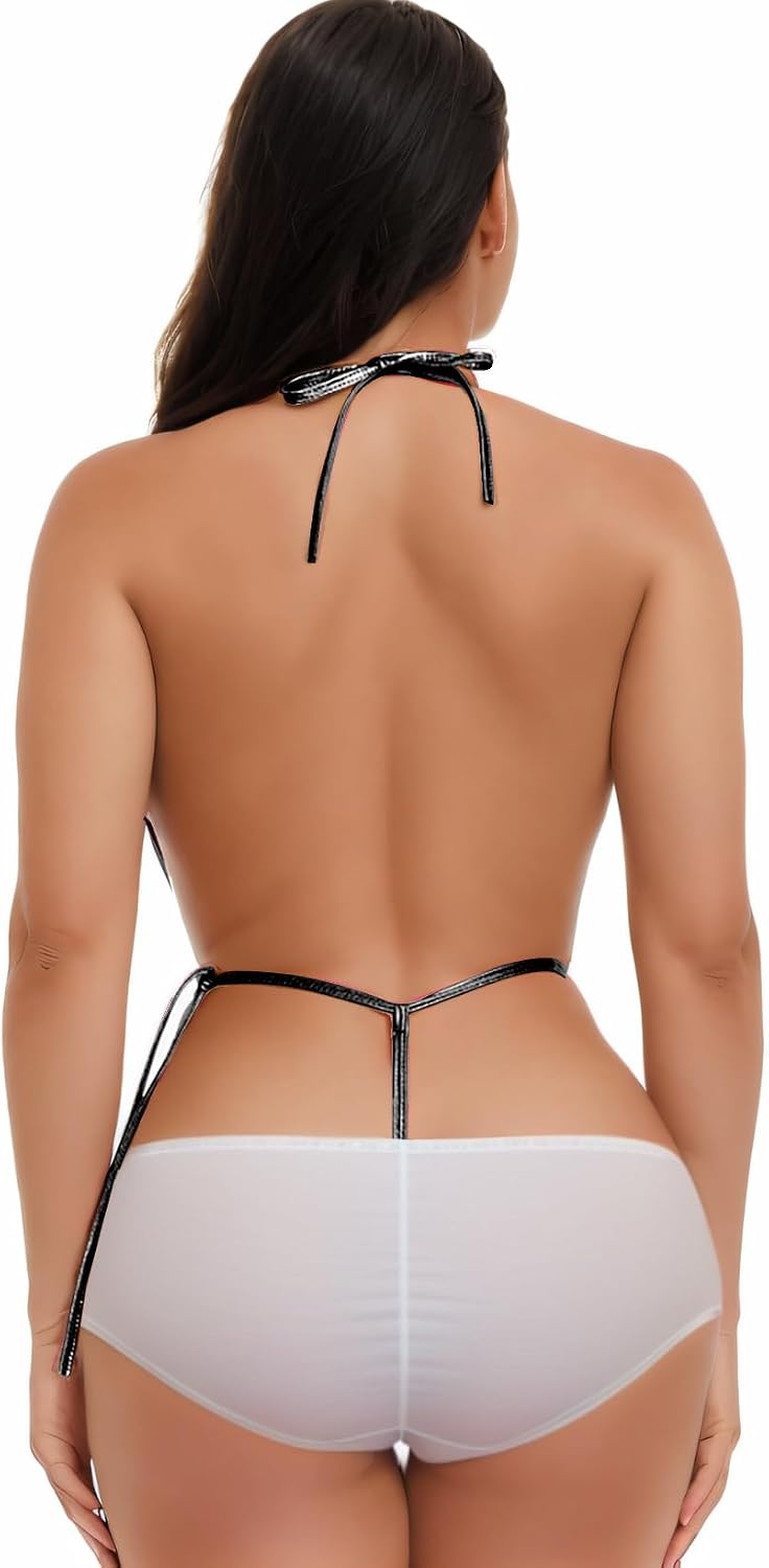 EVAbaby sexy clubwear monokini side profile