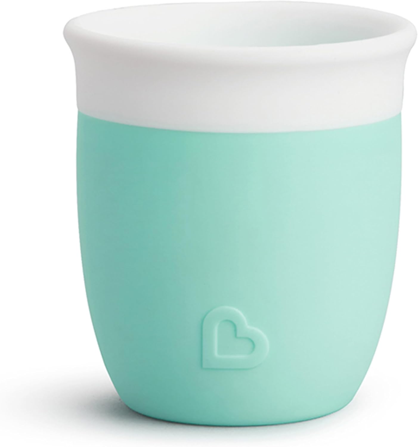Munchkin C'est Silicone! Open Training Cup for Babies and Toddlers 4 Months+ 2 Ounce, Mint, 59 Ml, Green - Image 1