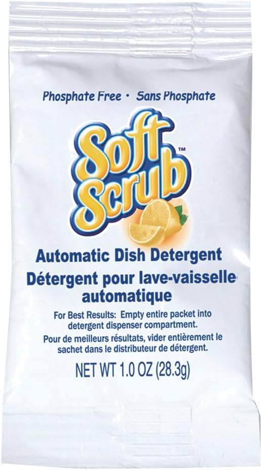Dial 1102960 Soft Scrub Automatic Dish Detergent, 1oz Pouch (Pack of 200) - Image 1