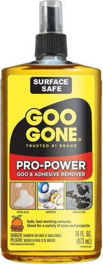 Weiman Goo Gone Pro Power professional strength adhesive remover 16 fluid ounce bottle front view