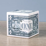 Cuberspeed 3x3 magic cube showing dollar bill pattern on side faces