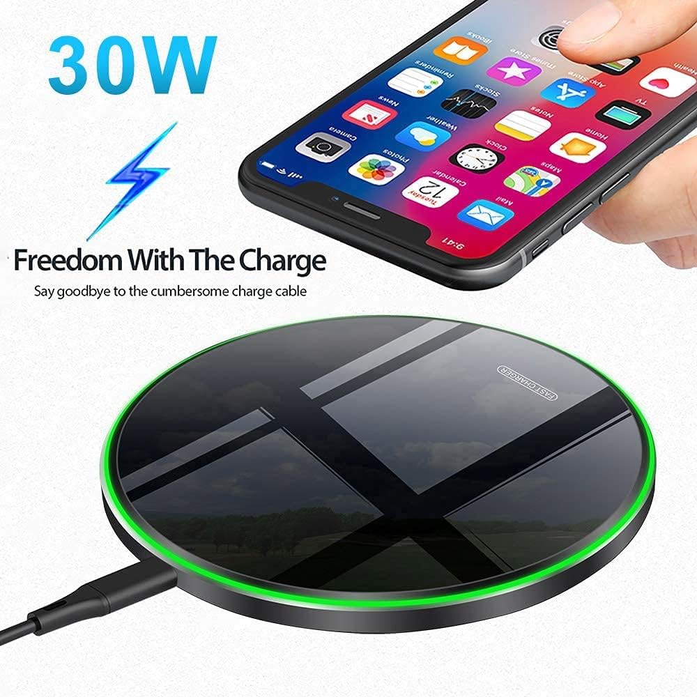 sccvee wireless charger pad LED indicator light