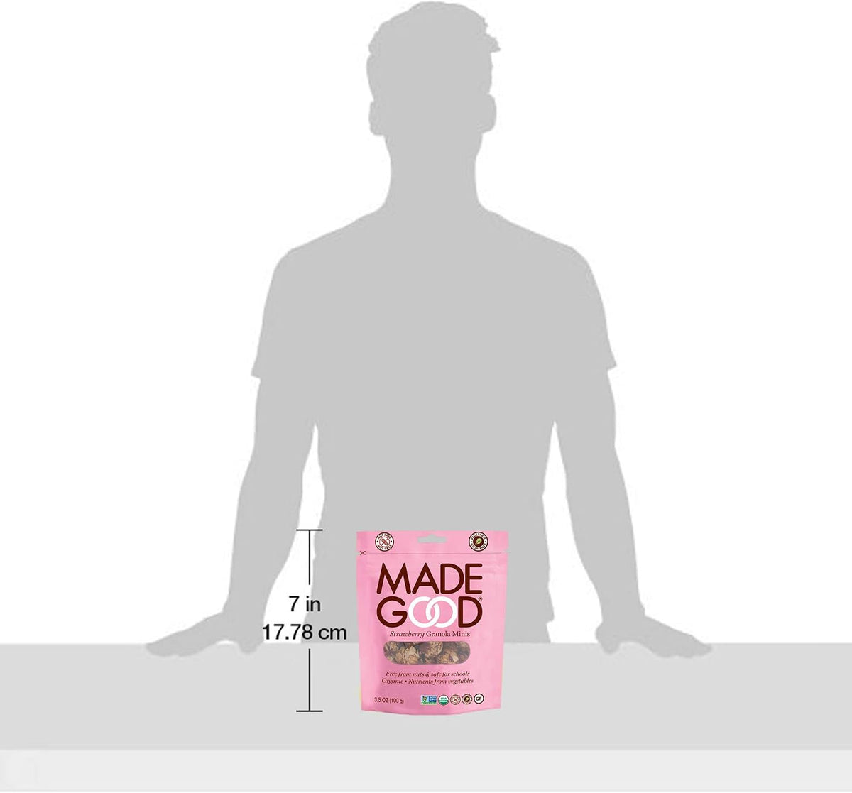 MadeGood healthy strawberry granola snack box