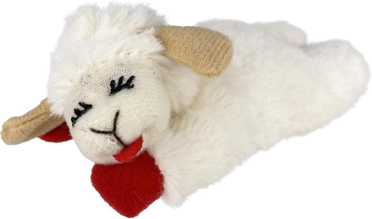 Multipet Lamb Chop Dog Plush Toy - Squeaky Toy for All Dogs - Extra Soft Plush - Stuffed Animal Dog Toy for Cuddling & Playing - Cute Pet Toy (6", Cream) - Image 14