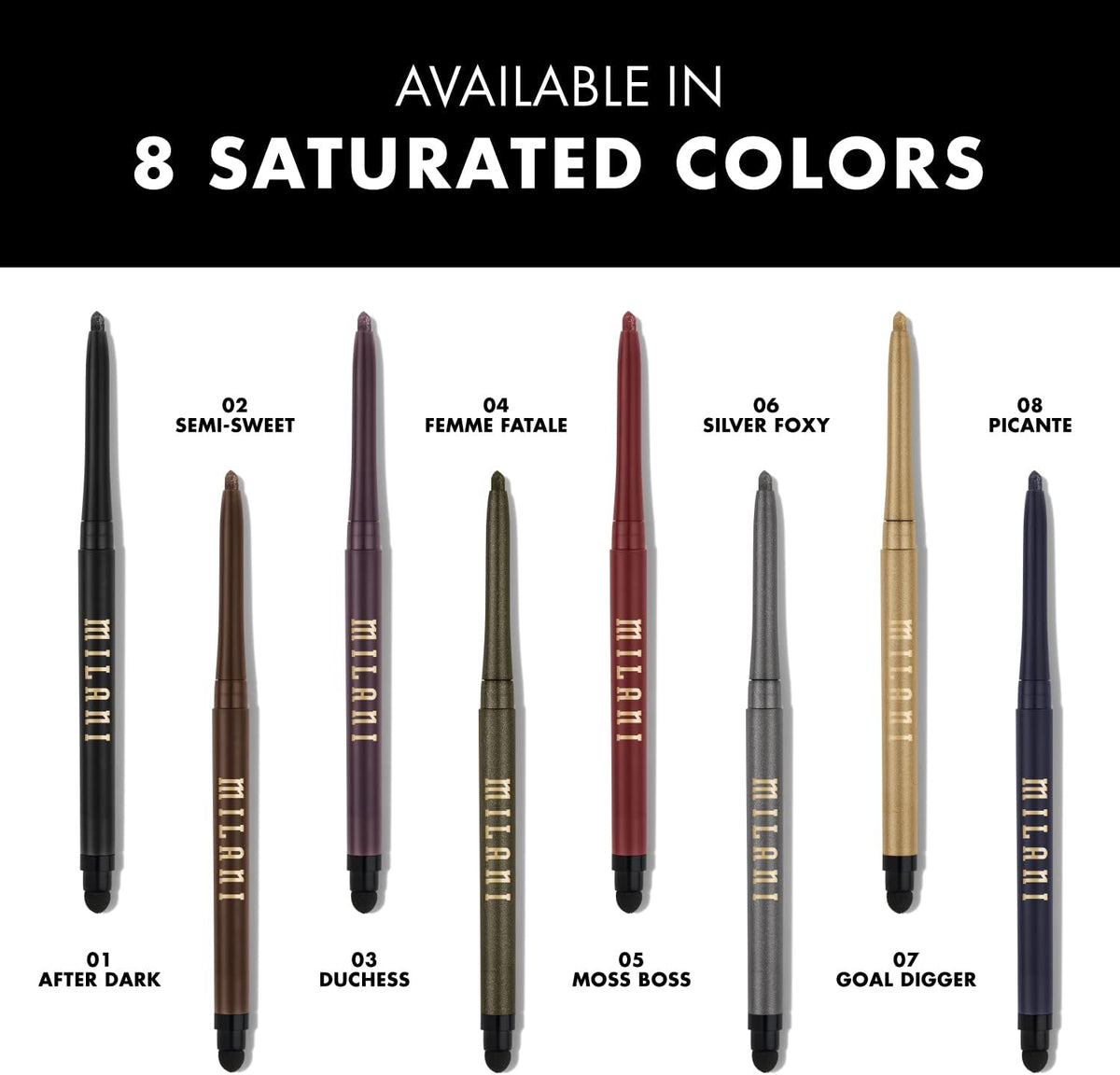 Milani Stay Put Eyeliner Picante zero point zero one ounce product view