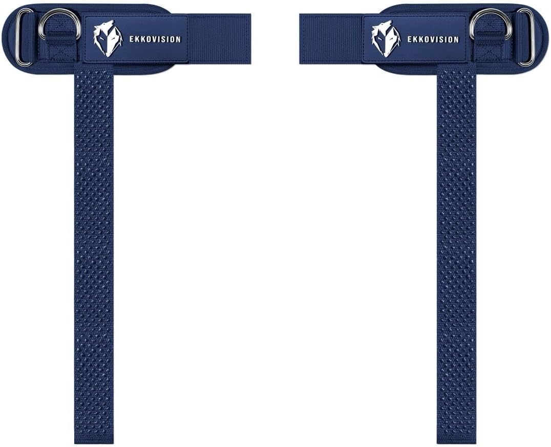 Ekkovision EKKO Weight Lifting Straps With Cuffed D Ring, Wrist Support for Men, Heavy Duty Thick Comfortable Lifting Straps, Secure Fit, Enhanced Grip, Straps for Weightlifting & Gym Training - Image 15