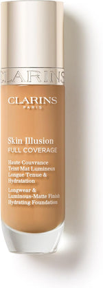 Clarins Skin Illusion Longwear Full Coverage Foundation|Luminous Matte Finish|24H Hold and 24H Hydration|Natural Looking|Transfer, Sweat and Smudge Proof| Contains Hyaluronic Acid|1 Fl Oz - Image 11