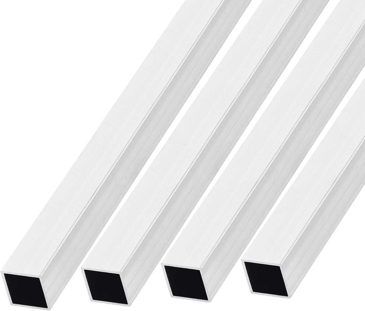 METALLIXITY Square Aluminum Tube (10mm x 10mm x 1mm x 300mm) 4Pcs, 6063 Aluminum Tubing - for Home Furnishing, Machinery - Image 11
