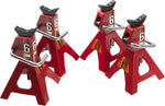 Pack of four Vgoohobby metal simulation jack stands for model hobbyists