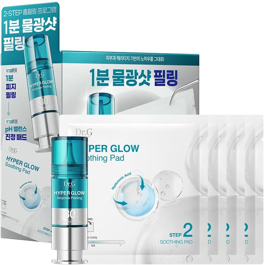 Dr.G Hyper Glow Ampoule Peeling 2-Step System front packaging view