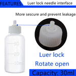 Expesumas 30ml plastic squeeze bottles set layout