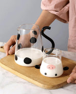 RockTrend cartoon cow night water set with cup separated