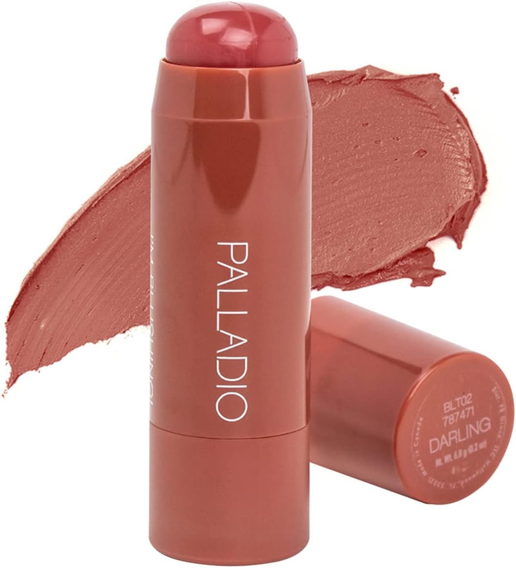Palladio I'm Blushing 2-in-1 Cheek and Lip Tint, Buildable Lightweight Cream Blush, Sheer Multi Stick Hydrating formula, All day wear, Easy Application, Shimmery, Blends Perfectly onto Skin, Precious - Image 14
