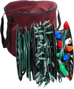 612 Vermont Christmas light reel holder showing durable zipper closure