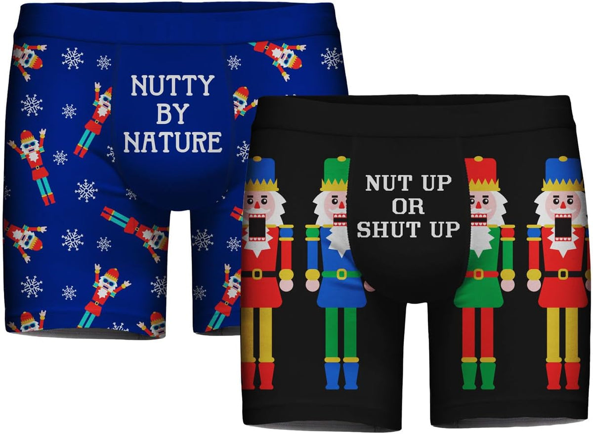 Tipsy Elves Christmas Underwear for Men front view