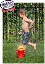 Henry the Hydrant water toy showcasing wide spray pattern for summer play