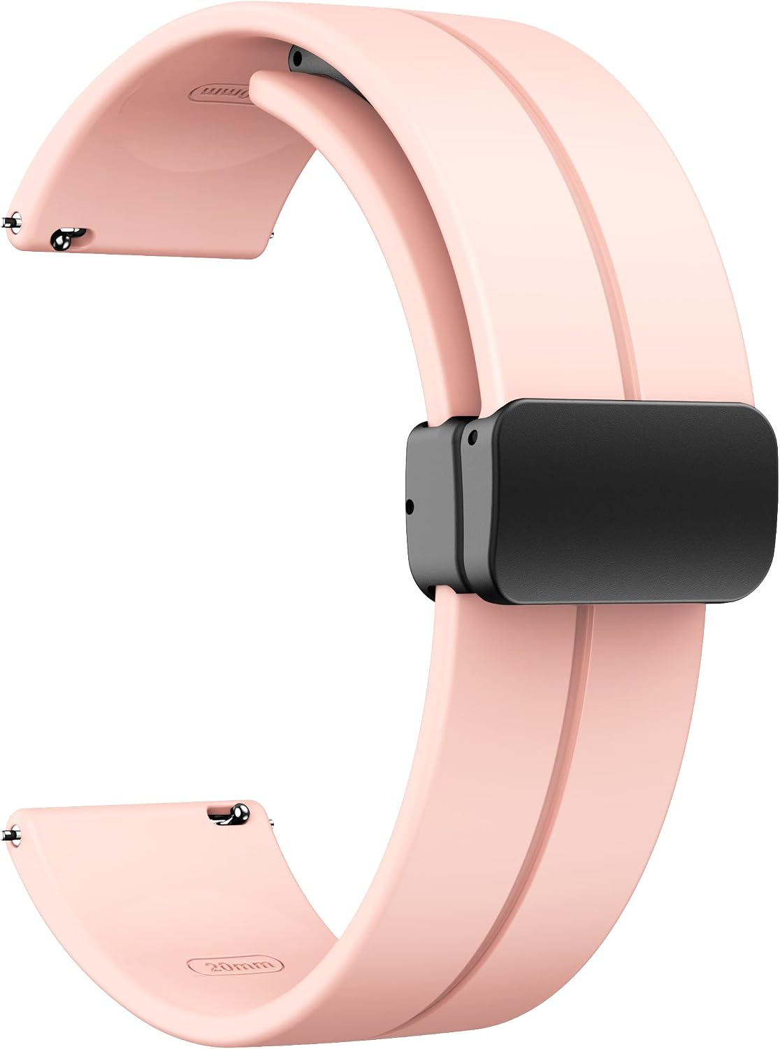 23mm 22mm 21mm 20mm 19mm 18mm 16mm Watch Band Quick Release | Magnetic Silicone Adjustable Sport Replacement Strap for Men Women - Image 10