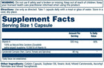 Solaray Food Carotene supplement packaging showing natural beta carotene ingredient facts