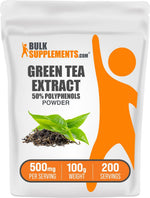 Lifestyle shot of BulkSupplements Green Tea Extract for health wellness