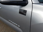 Dual pack showing standard and reverse orientation flag decals side by side