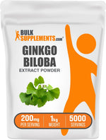 Authentic USA imported Ginkgo Biloba powder from BulkSupplements
