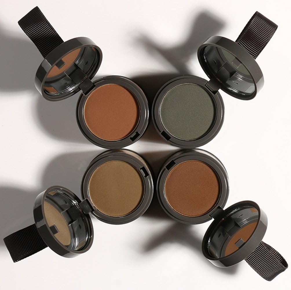 Magical Fluffy Thin Hair Powder Shadow Makeup Concealer Root Cover Up Instant Gray Coverage 4g (01 Brown) - Image 3