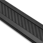 Automotive bumper anti-scratch patch mounted on vehicle edge