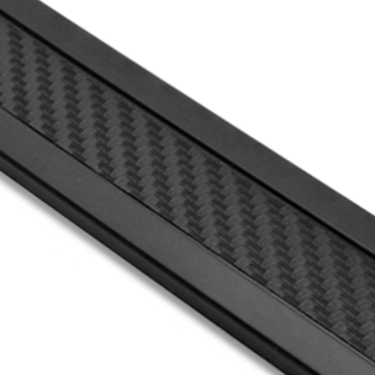 Automotive bumper anti-scratch patch mounted on vehicle edge