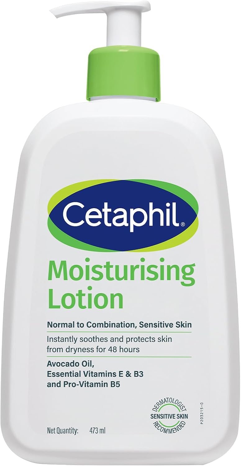 Cetaphil Moisturising Lotion 236 ml for Dry to Normal & Sensitive Skin | 48H Hydration with Niacinamide, Panthenol & Glycerin | Fragrance-Free, Non-Greasy, Dermatologist Recommended, For Face and Body - Image 12
