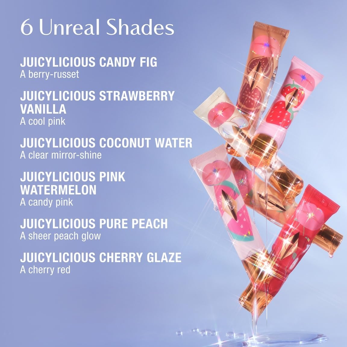 Non sticky gel oil hybrid lip gloss by Charlotte Tilbury for lasting lip hydration