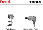 Freud woodworking drill bit packaging and branding
