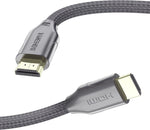 Bomenya 8K HDMI cable front view highlighting gold plated connectors.