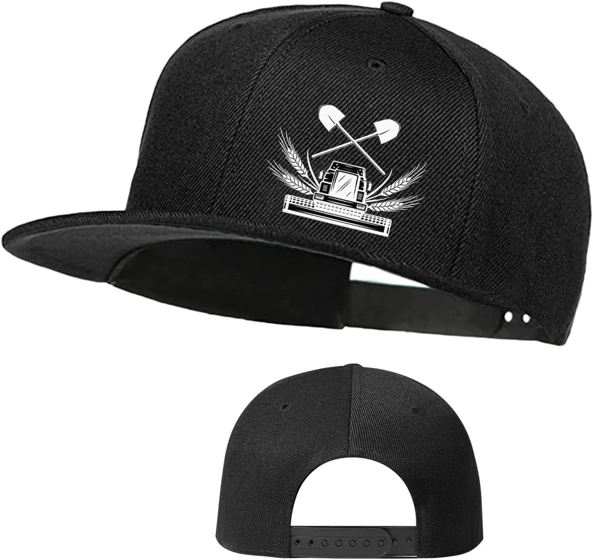 Jesus Christ Hats Mens Snapback Flat Bill Brim Hats for Men Black Snap Backpack Fitted Hat Baseball Cap Black - Image 13