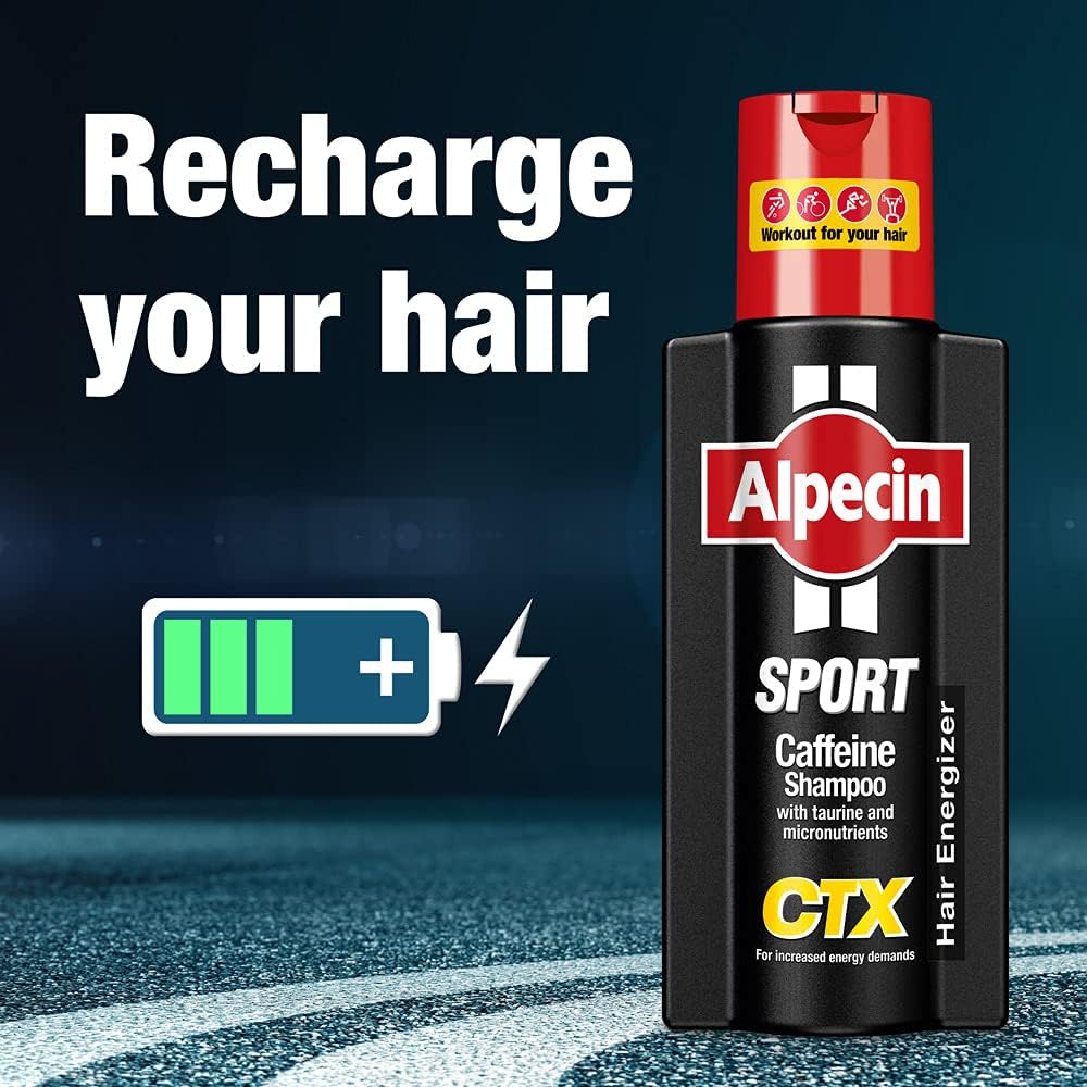 Alpecin Sport Shampoo 250ml packaging side angle
