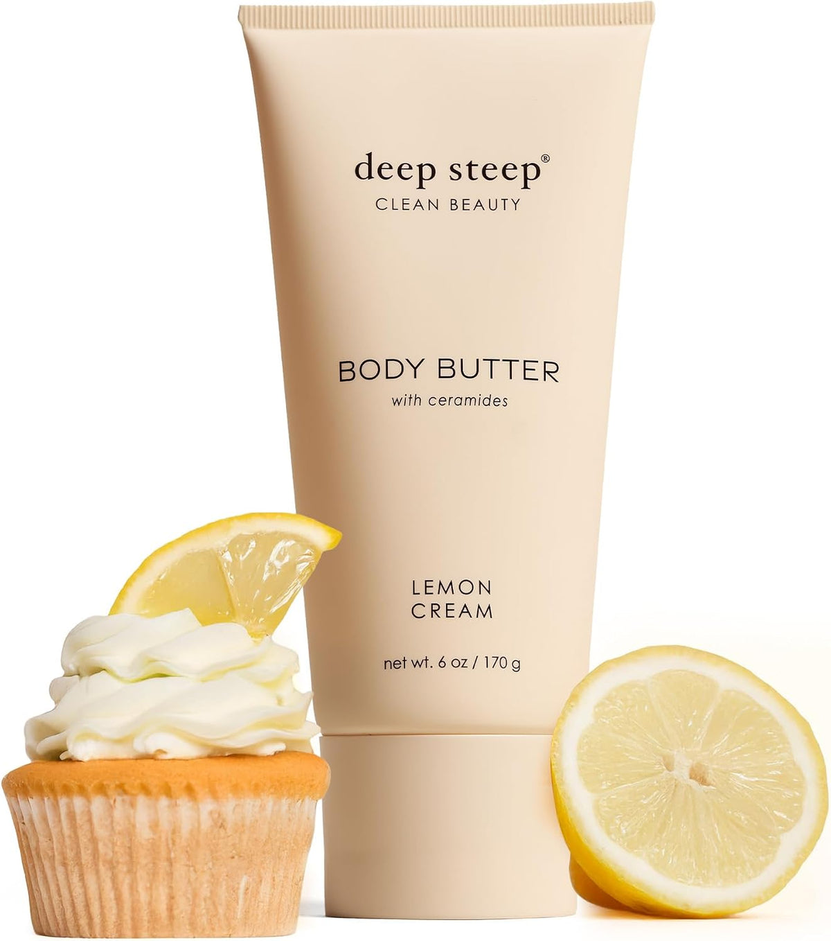 Deep Steep Body Butter, 6 oz - Rich Moisturizer with Ceramides, Coconut Oil, Argan Oil & Aloe Vera - Vegan, Clean Beauty, Smooth & Hydrated Skin (6 Ounces, Grapefruit Bergamot) - Image 10